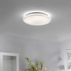 LED Deckenleuchte Ø44cm rund Sternenhimmel Farbwechsel CCT Memoryfunktion