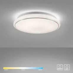 LED Deckenleuchte Ø44cm rund Sternenhimmel Farbwechsel CCT Memoryfunktion