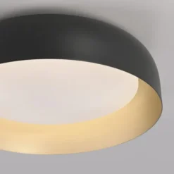 LED Deckenleuchte D=40 schwarz dimmbar per Fernbedienung CCT