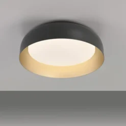 LED Deckenleuchte D=40 schwarz dimmbar per Fernbedienung CCT