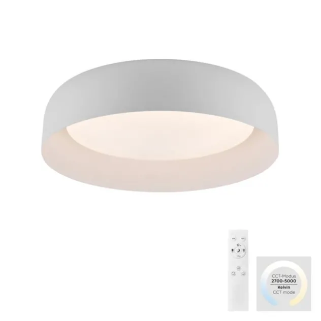 LED Deckenleuchte D=40 weiß dimmbar per Fernbedienung CCT