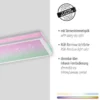 LED-Deckenleuchte, Farbwechsel, Fernbedienung, dimmbar