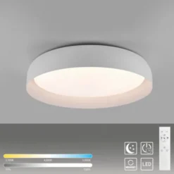 LED Deckenleuchte Fernbedienung weiß D=57cm dimmbar Memoryfunktion