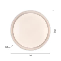 LED Deckenleuchte Fernbedienung weiß D=57cm dimmbar Memoryfunktion