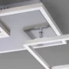 LED Deckenleuchte 3-flammig, quadratisch schwenkbar, warmweiß