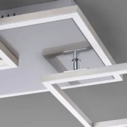 LED Deckenleuchte 3-flammig, quadratisch schwenkbar, warmweiß