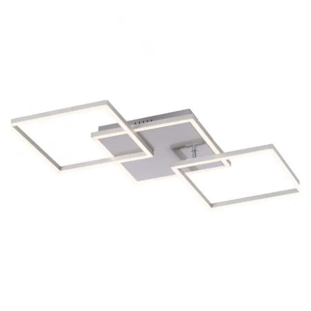 LED Deckenleuchte 3-flammig, quadratisch schwenkbar, warmweiß