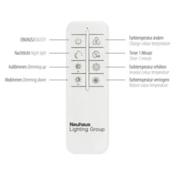LED-Deckenleuchte, holz, CCT, Fernbedienung, Innenleuchte
