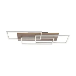 LED-Deckenleuchte, holz, CCT, Fernbedienung, Innenleuchte
