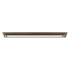 LED-Deckenleuchte, Holzoptik, dimmbar, Fernbedienung, CCT