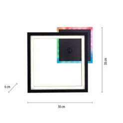 LED Deckenleuchte Lautsprecher Bluetooth schwarz Rainbow RGB