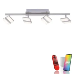LED-Deckenleuchte, LOLAsmart, Smart Home, RGB, CCT, dimmbar, Fernbedienung