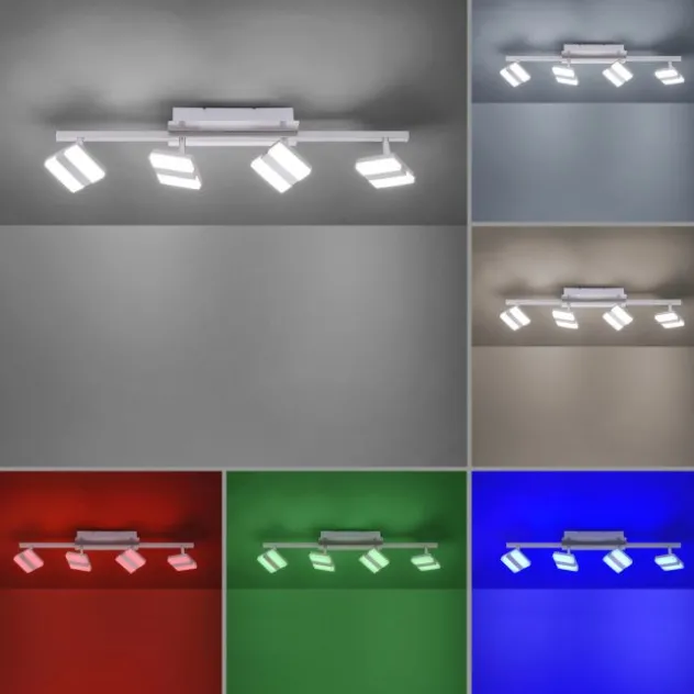 LED-Deckenleuchte, LOLAsmart, Smart Home, RGB, CCT, dimmbar, Fernbedienung