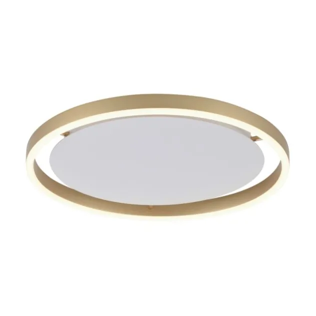 LED Deckenleuchte messing matt rund Ø40cm dimmbar Switchmo warmweiß