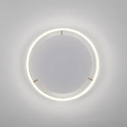 LED Deckenleuchte messing matt rund Ø40cm dimmbar Switchmo warmweiß