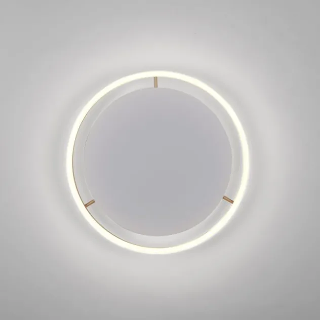 LED Deckenleuchte messing matt rund Ø40cm dimmbar Switchmo warmweiß