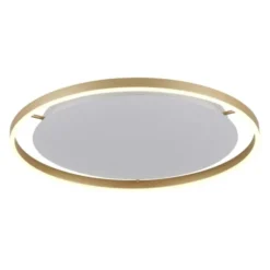 LED Deckenleuchte messing matt rund Ø60cm dimmbar Switchmo warmweiß