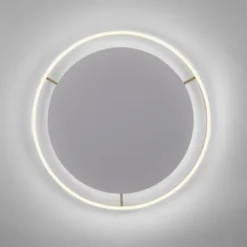 LED Deckenleuchte messing matt rund Ø60cm dimmbar Switchmo warmweiß