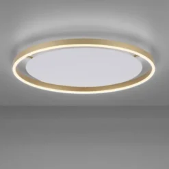 LED Deckenleuchte messing matt rund Ø60cm dimmbar Switchmo warmweiß