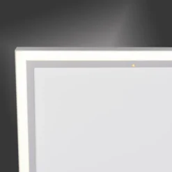 LED Deckenleuchte mit Infarot Heizung eckig weiß Fernbedienung