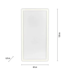 LED Deckenleuchte mit Infarot Heizung reckteckig weiß Fernbedienung