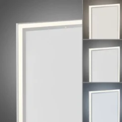 LED Deckenleuchte mit Infarot Heizung reckteckig weiß Fernbedienung