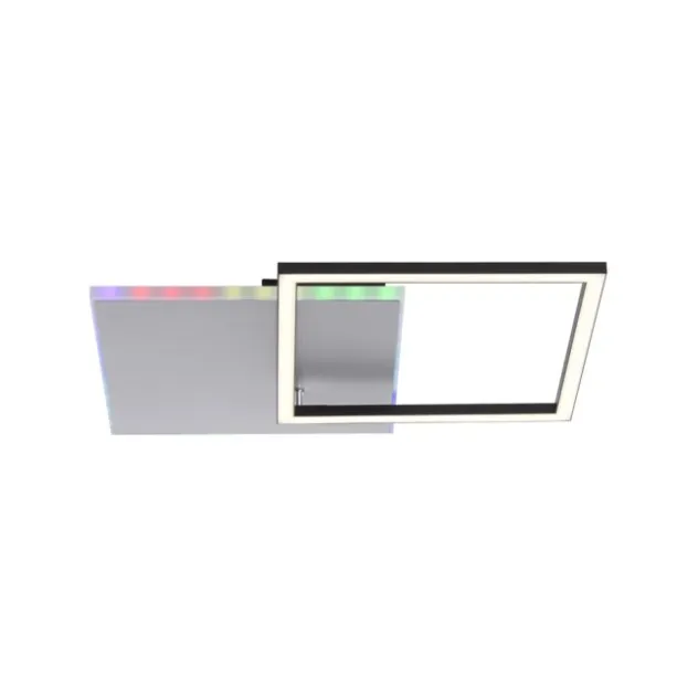 LED Deckenleuchte quadratisch aluminium CCT dimmbar Rainbow RGB