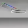 LED Deckenleuchte rechteckig aluminium CCT dimmbar Rainbow RGB