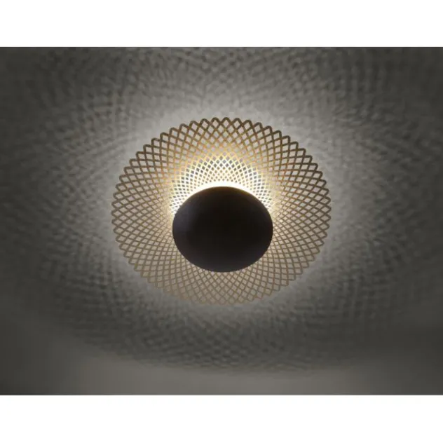 LED Deckenleuchte, rost-gold, indirekt, blendfrei, dimmbar, Memory Funktion