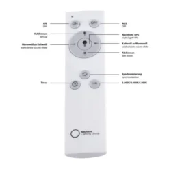 LED-Deckenleuchte, rund, Sternenhimmeloptik, CCT, Ø 60cm, Kristallrand