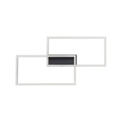LED Deckenleuchte, schwarz, modern, Farbsteuerung, dimmbar, Fernbedienung