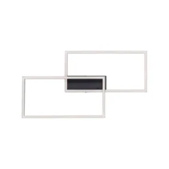 LED Deckenleuchte, schwarz, modern, Farbsteuerung, dimmbar, Fernbedienung