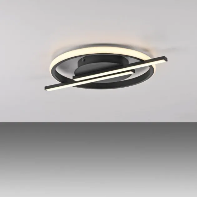 LED Deckenleuchte schwarz modernes Design SimplyDim Memoryfunktion