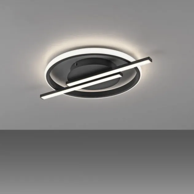 LED Deckenleuchte schwarz modernes Design SimplyDim Memoryfunktion
