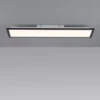 LED Deckenleuchte schwarz rechteckig 80x25cm flach warmweiß energiesparend