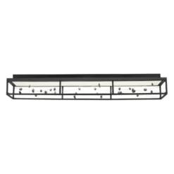 LED Deckenleuchte SKINA, schwarz, dimmbar, Funk-Fernbedienung,, Memoryfunktion