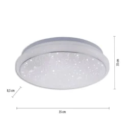 LED Deckenleuchte, Smart Home, RGB Farbwechsel, dimmbar, Lichtfarbsteuerung