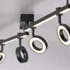 LED Deckenleuchte Smarthome schwarz dimmbar Fernbedienung App