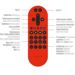 LED Deckenleuchte Smarthome schwarz dimmbar Fernbedienung App