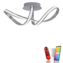 LED Deckenleuchte Smart-Home, Lichtfarbsteuerung, Farbwechsel, dimmbar