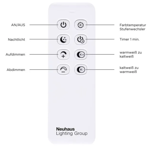 LED Deckenleuchte, stahlfarben, 2-flammig, dimmbar, geometrisches Design