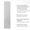 LED Deckenleuchte, stahlfarben, rechteckig, Sternenhimmel-Optik, dimmbar