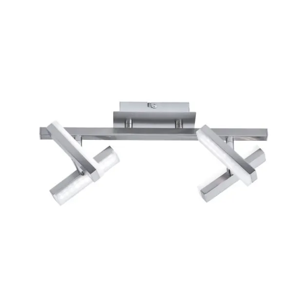 LED-Deckenleuchte, Stahl, 4-flammig, dreh und schwenkbar, modern