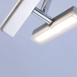 LED-Deckenleuchte, Stahl, 4-flammig, dreh und schwenkbar, modern