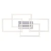 LED Deckenleuchte, stahl, modernes Design, inkl. Memory Funktion, dimmbar