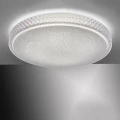 LED-Deckenleuchte, Sternenhimmeloptik, Ø 60mm, Lichtfarbsteuerung, dimmbar