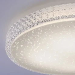 LED-Deckenleuchte, Sternenhimmeloptik, Ø 60mm, Lichtfarbsteuerung, dimmbar