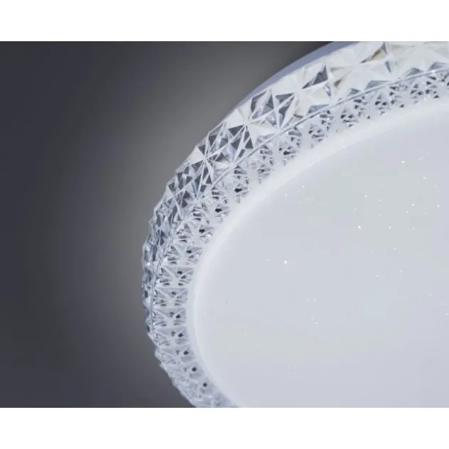 LED-Deckenleuchte, Sternenhimmeloptik, Lichtfarbsteuerung, Memory Funktion
