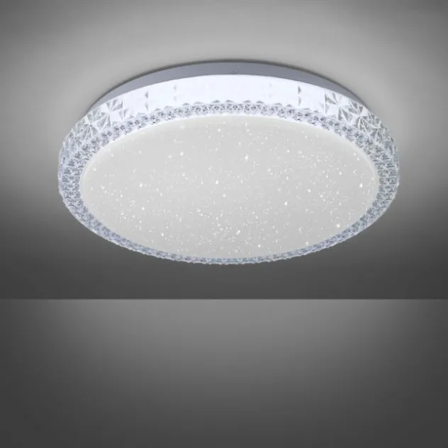 LED-Deckenleuchte, Sternenhimmeloptik, Lichtfarbsteuerung, Memory Funktion