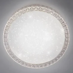 LED-Deckenleuchte, Sternenhimmel, Lichtfarbsteuerung, Ø 40cm, modern